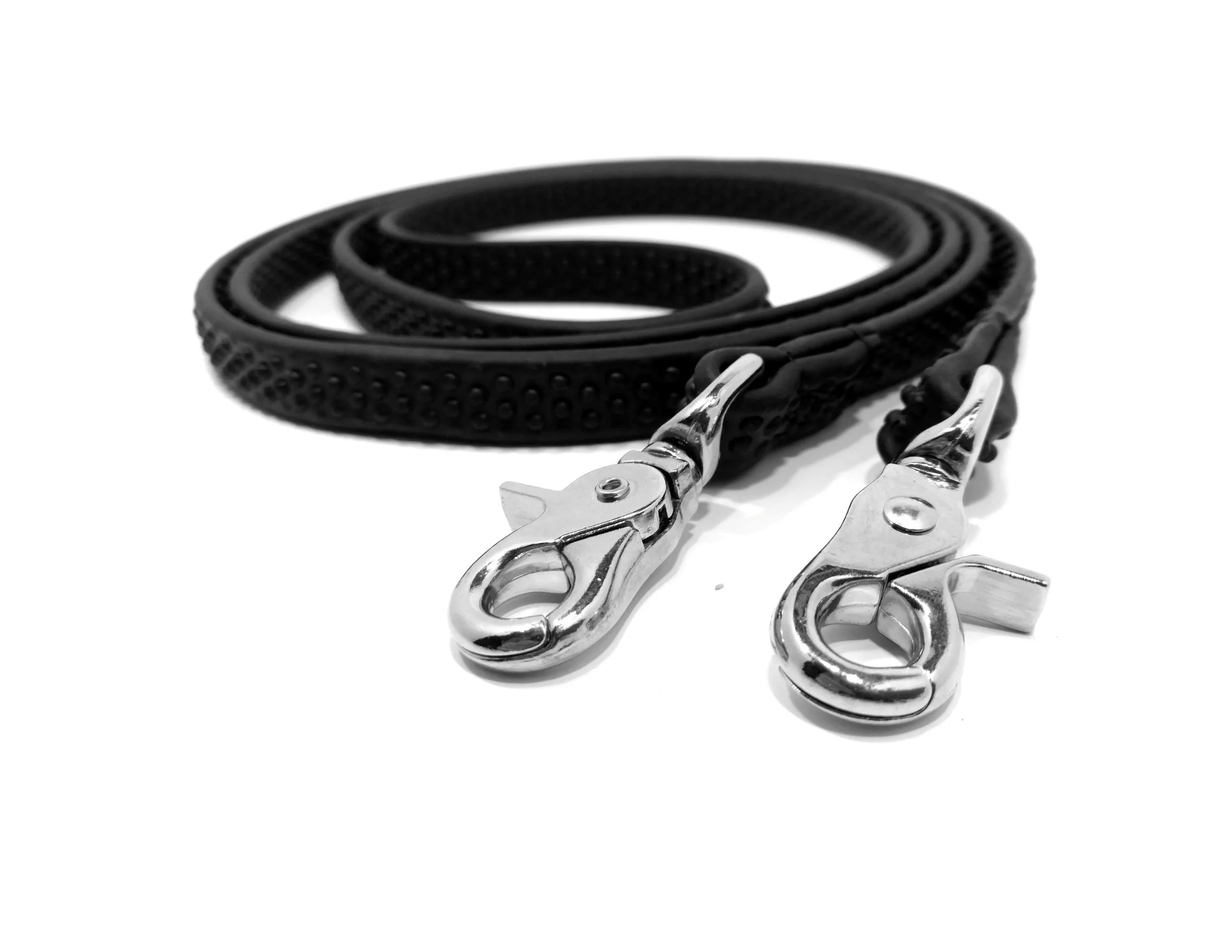 ☆Reinga…☆ SuperGrip Biothane Reins with Bumps — ULTIMATE BITLESS BRIDLE